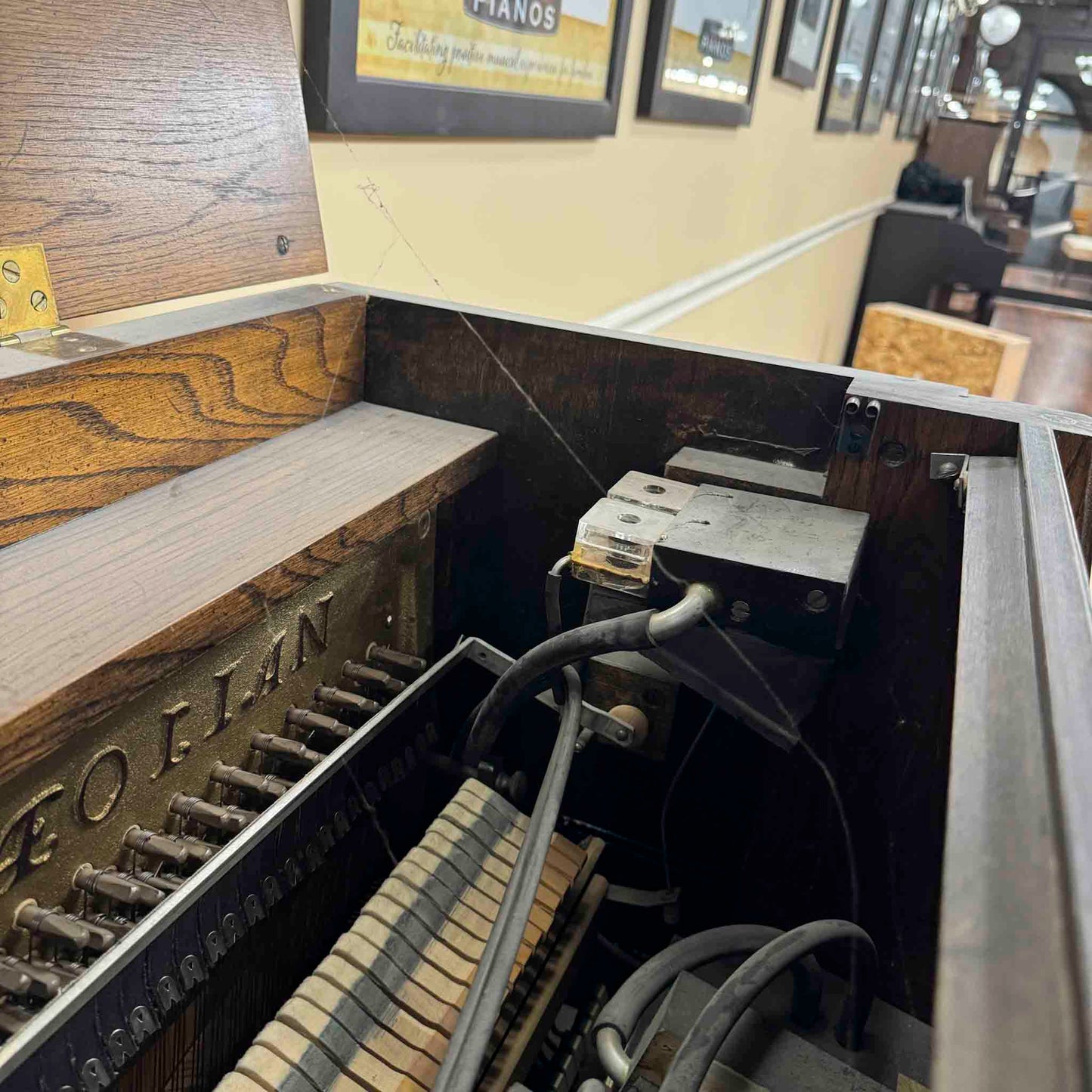 SOLD 1980 Cabaret Aeolian 45" Wood Finish Commissioned Studio Player Piano