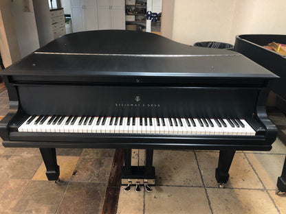 HEIRLOOM RESTORATION 1905 Steinway Model O Satin Black Commissioned Grand Piano