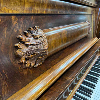 1901 Bush & Lane 58" Wood Finish Upright Piano