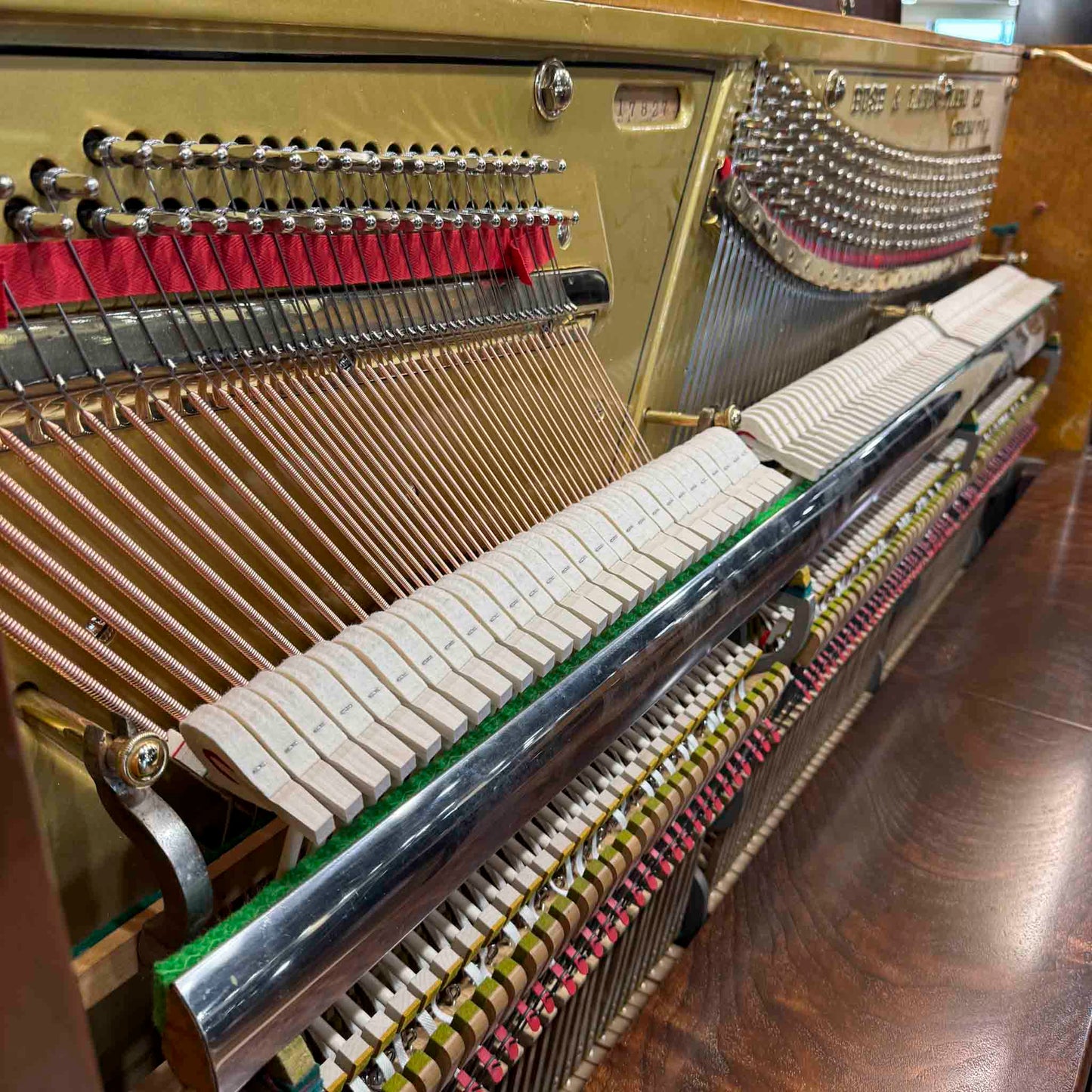 1901 Bush & Lane 58" Wood Finish Upright Piano
