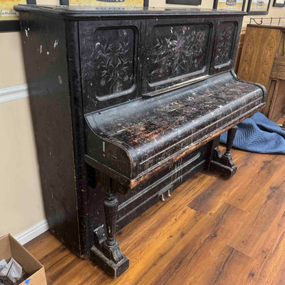 SOLD 1892 Kimball Wood Finish 51" Commissioned Upright Piano