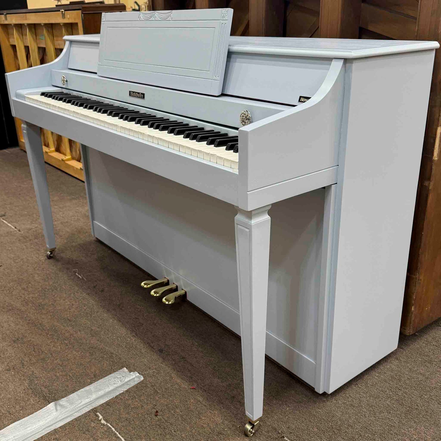 SOLD 1974 Baldwin Acrosonic Custom Color Finish Commissioned 36" Spinet Piano