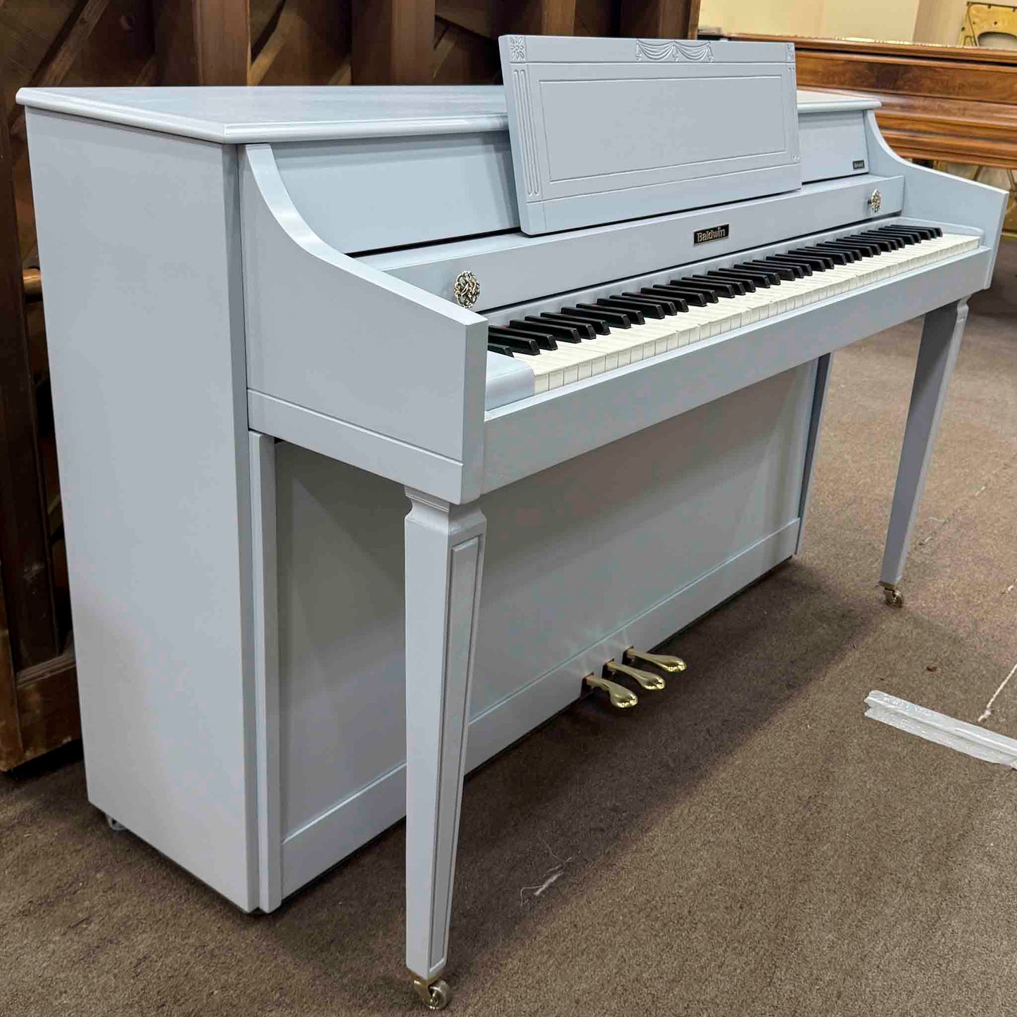 SOLD 1974 Baldwin Acrosonic Custom Color Finish Commissioned 36" Spinet Piano