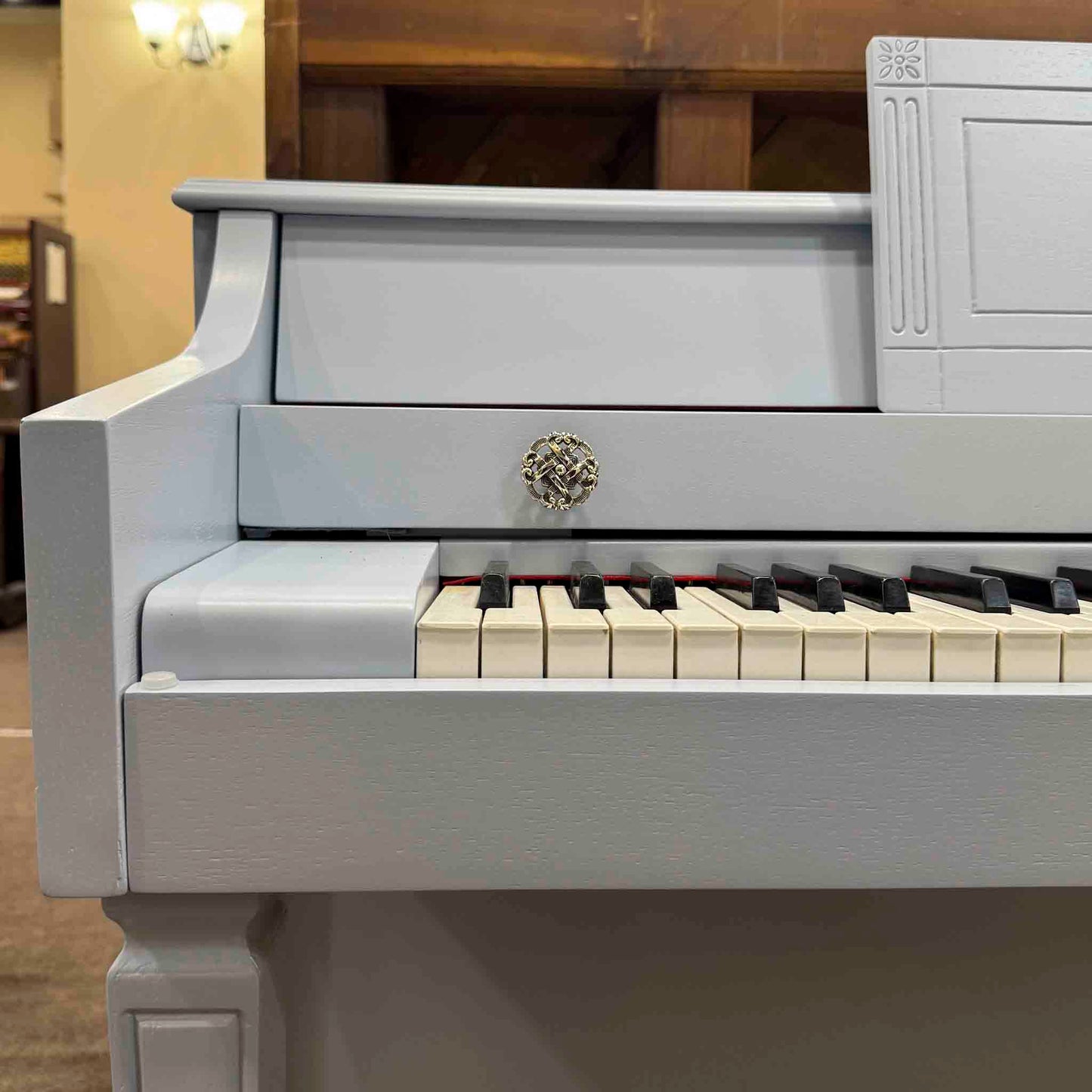 SOLD 1974 Baldwin Acrosonic Custom Color Finish Commissioned 36" Spinet Piano