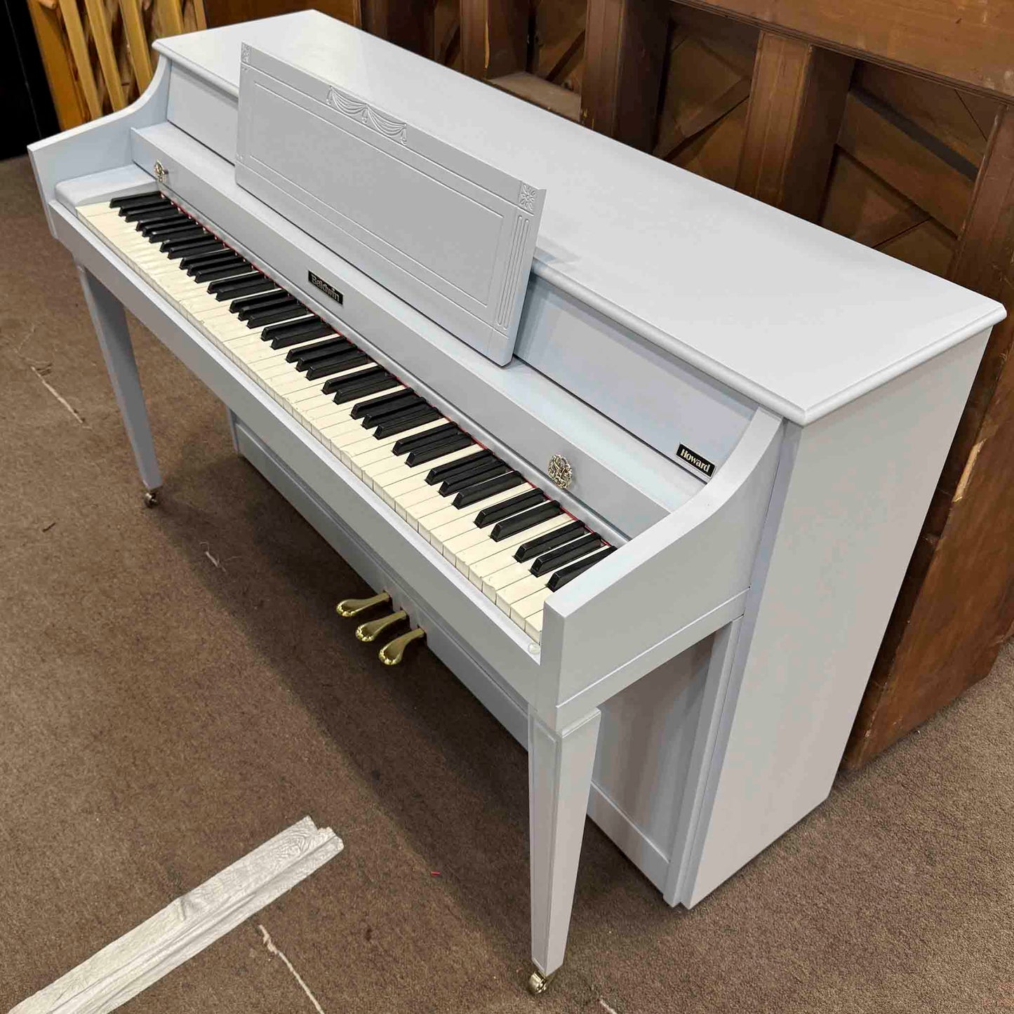SOLD 1974 Baldwin Acrosonic Custom Color Finish Commissioned 36" Spinet Piano