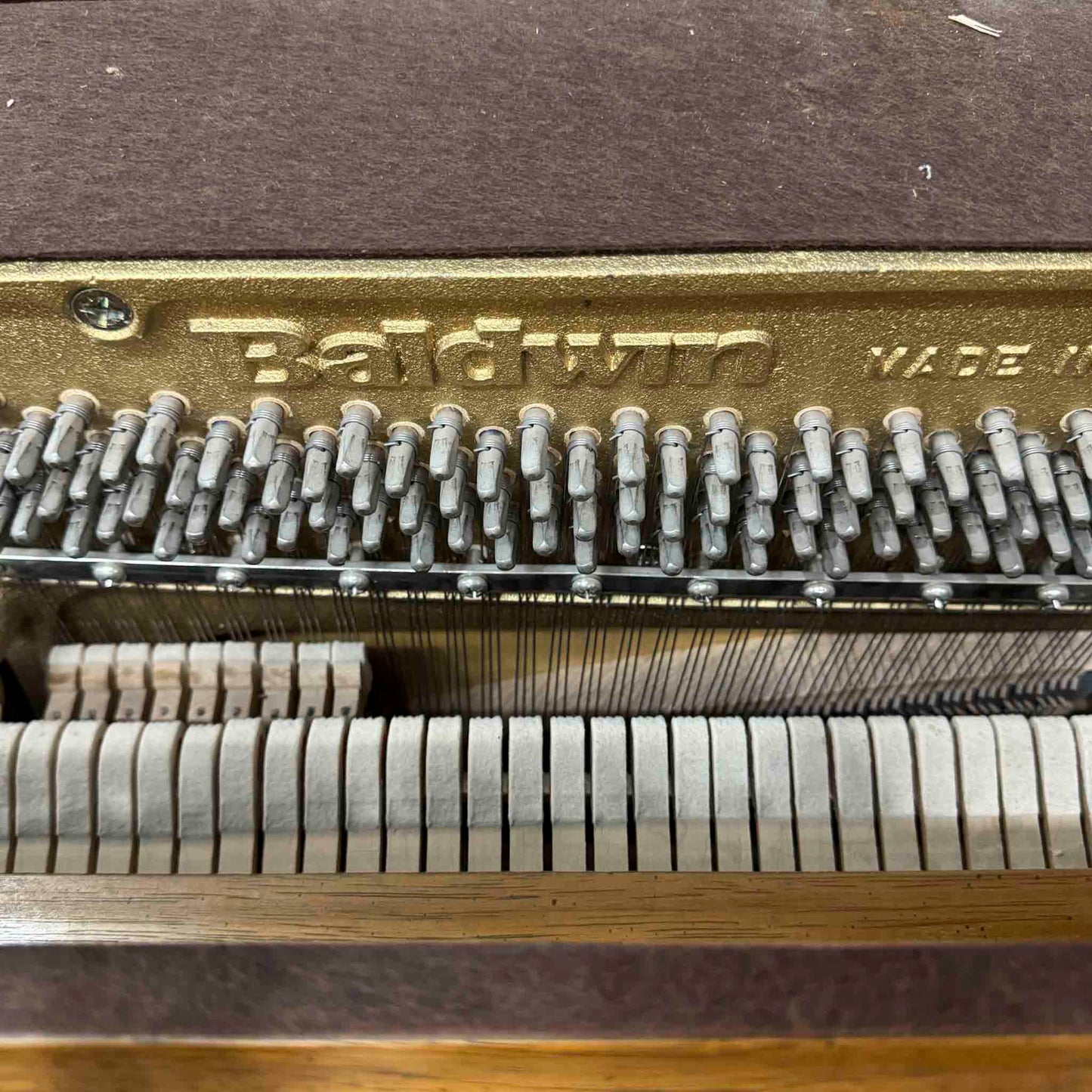 SOLD 1988 Baldwin Wood Finish Commissioned Spinet Piano