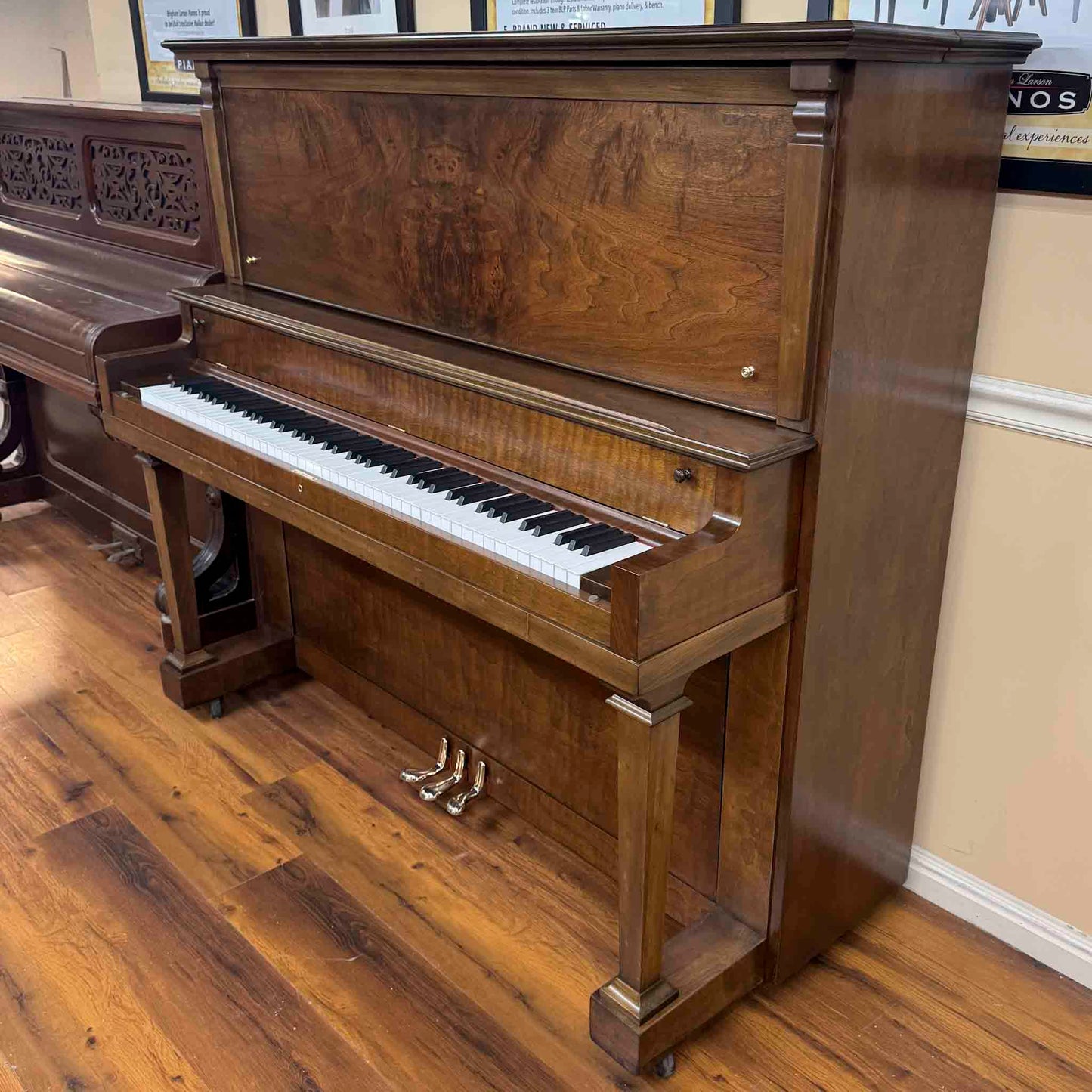SPECIAL REBUILD 1926 Andrew Kohler 55" Upright Piano (The Larson 5th-Gen Heirloom Piano!)