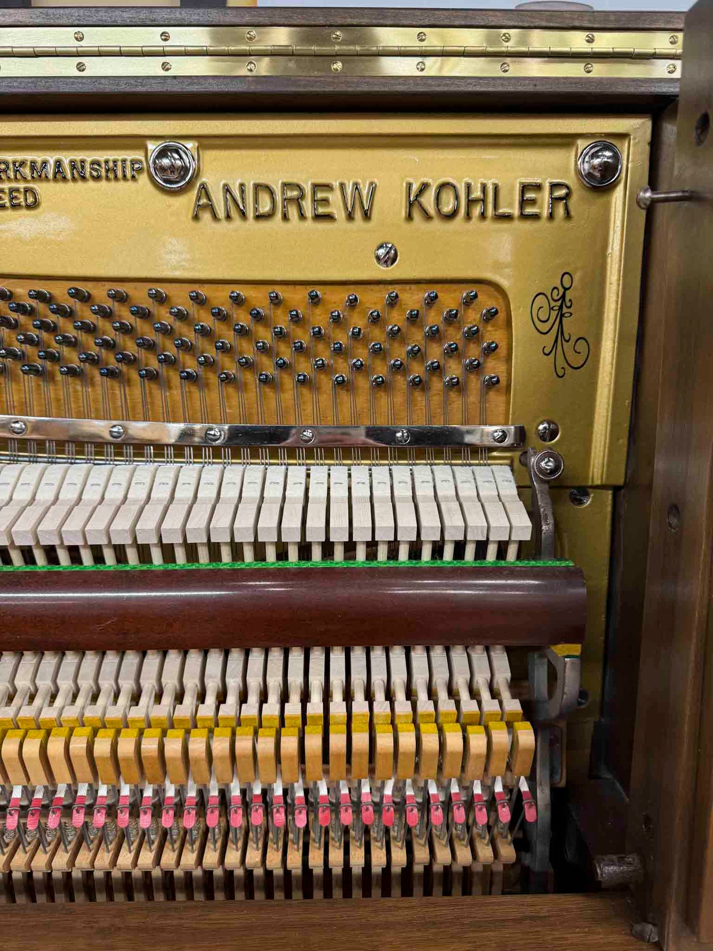 SPECIAL REBUILD 1926 Andrew Kohler 55" Upright Piano (The Larson 5th-Gen Heirloom Piano!)
