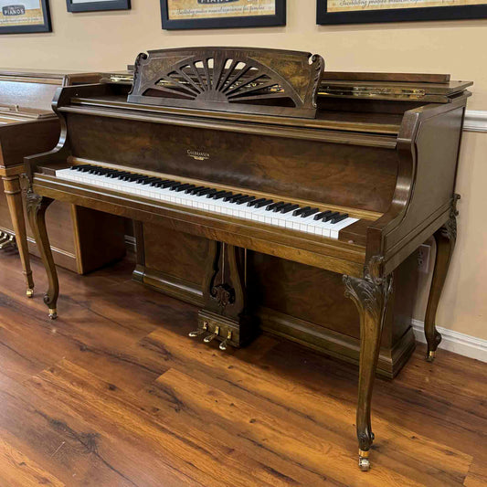 SOLD 1936 Gulbransen 41" Commissioned Wood Finish Console Piano