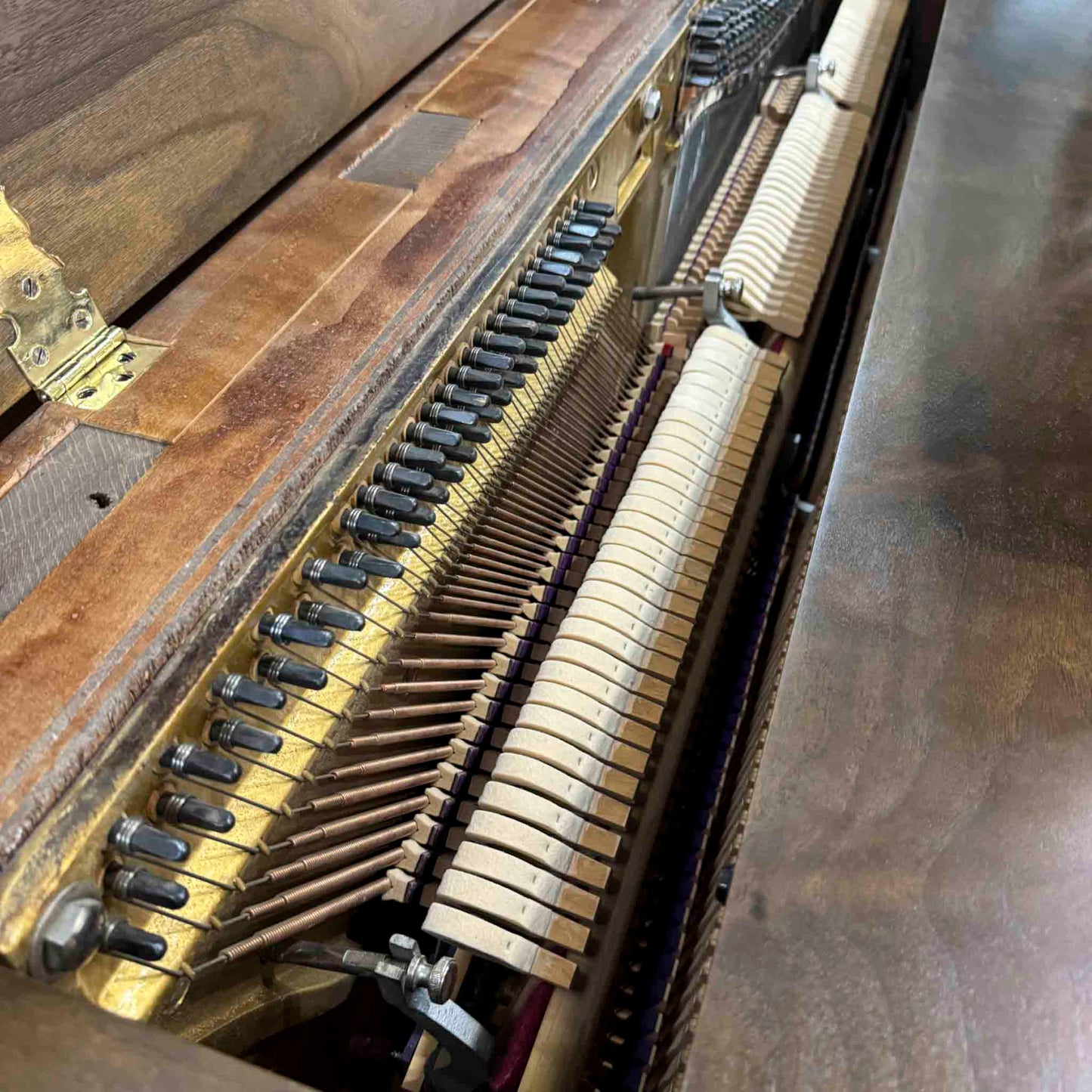 SOLD 1936 Gulbransen 41" Commissioned Wood Finish Console Piano