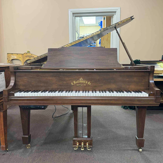 SOLD 1929 Kurtzmann White Finish Commissioned Grand Piano with Self-Playing QRS System