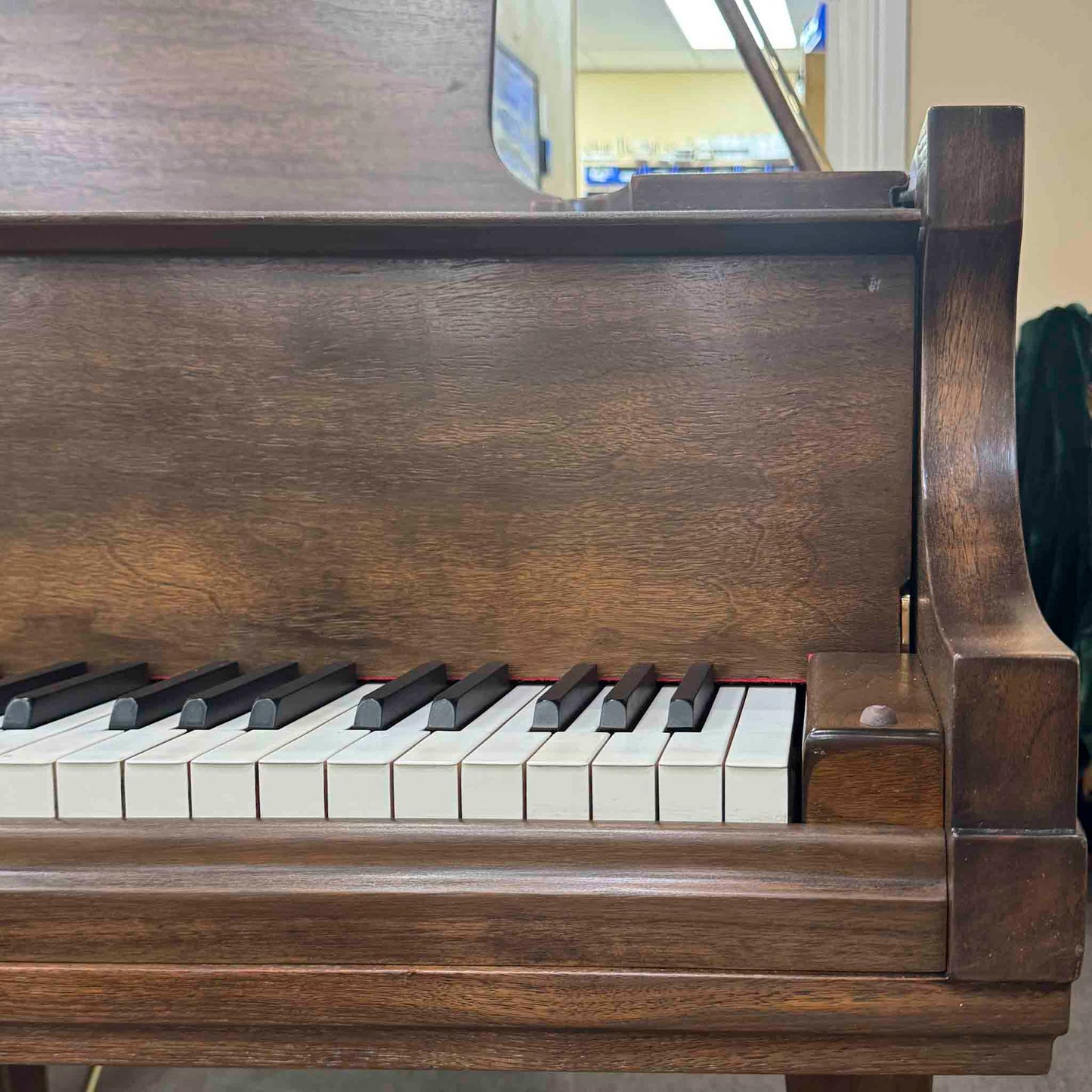 SOLD 1929 Kurtzmann White Finish Commissioned Grand Piano with Self-Playing QRS System