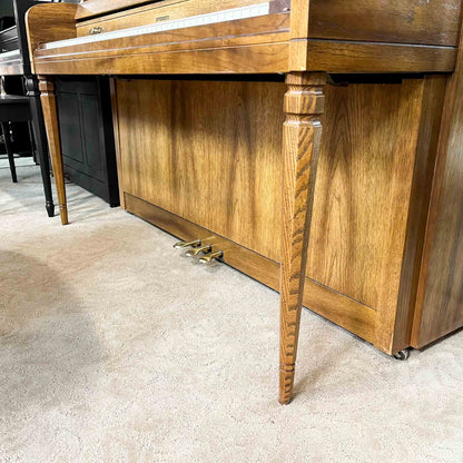 SOLD 1977 Everett Wood Finish Commissioned Console Piano