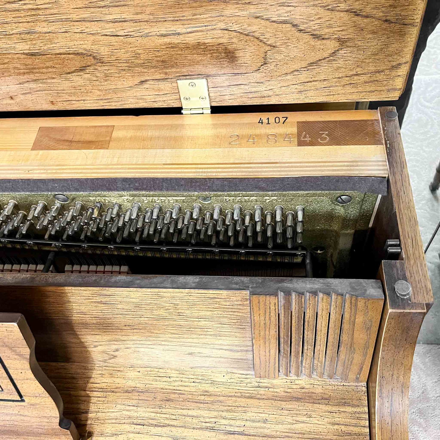 SOLD 1977 Everett Wood Finish Commissioned Console Piano