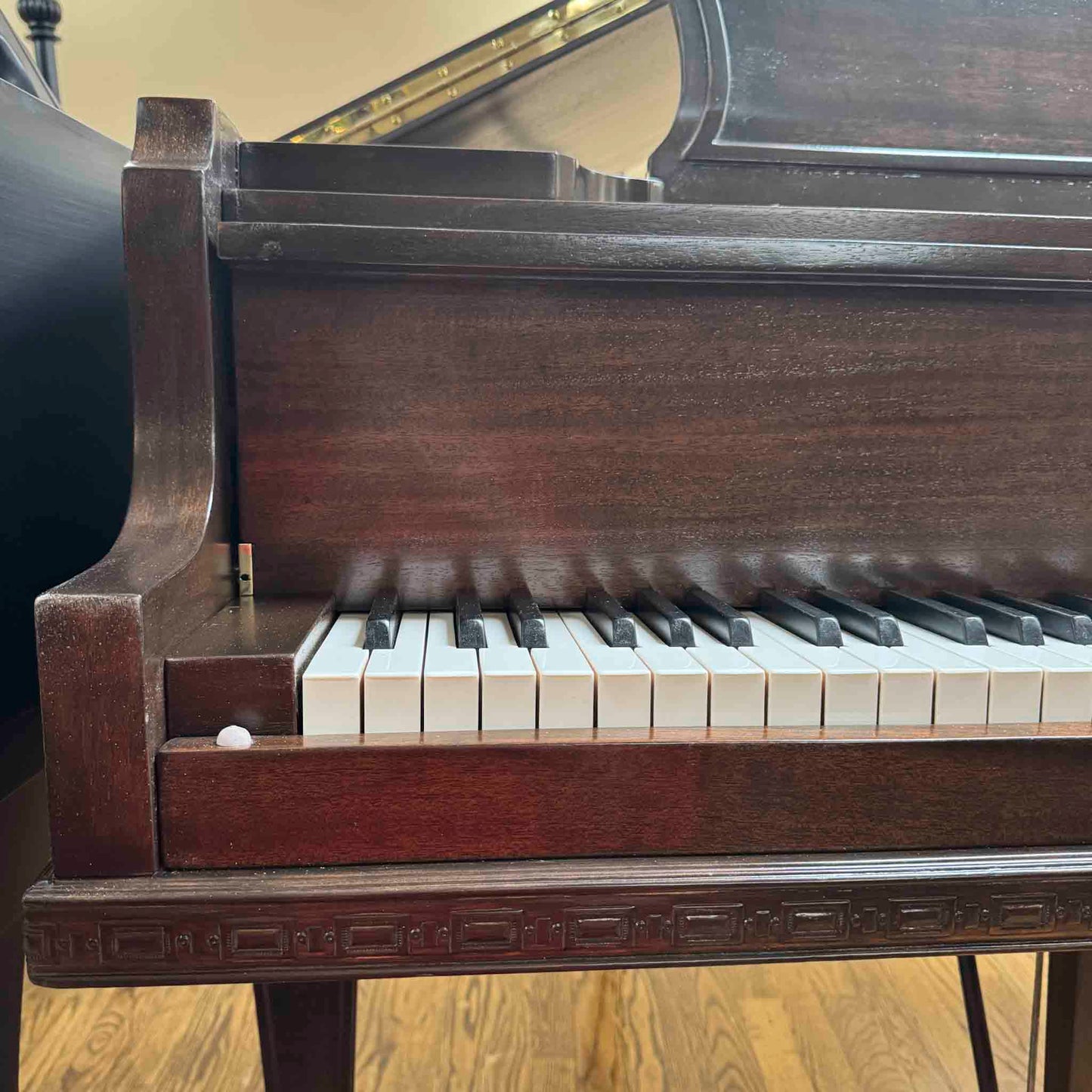 1920 Starck 4'11" Wood Finish Baby Grand Piano