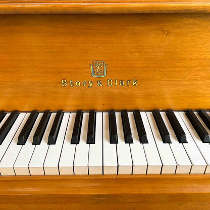 SOLD 1995 Story & Clark 5'1" Satin Black Baby Grand Piano