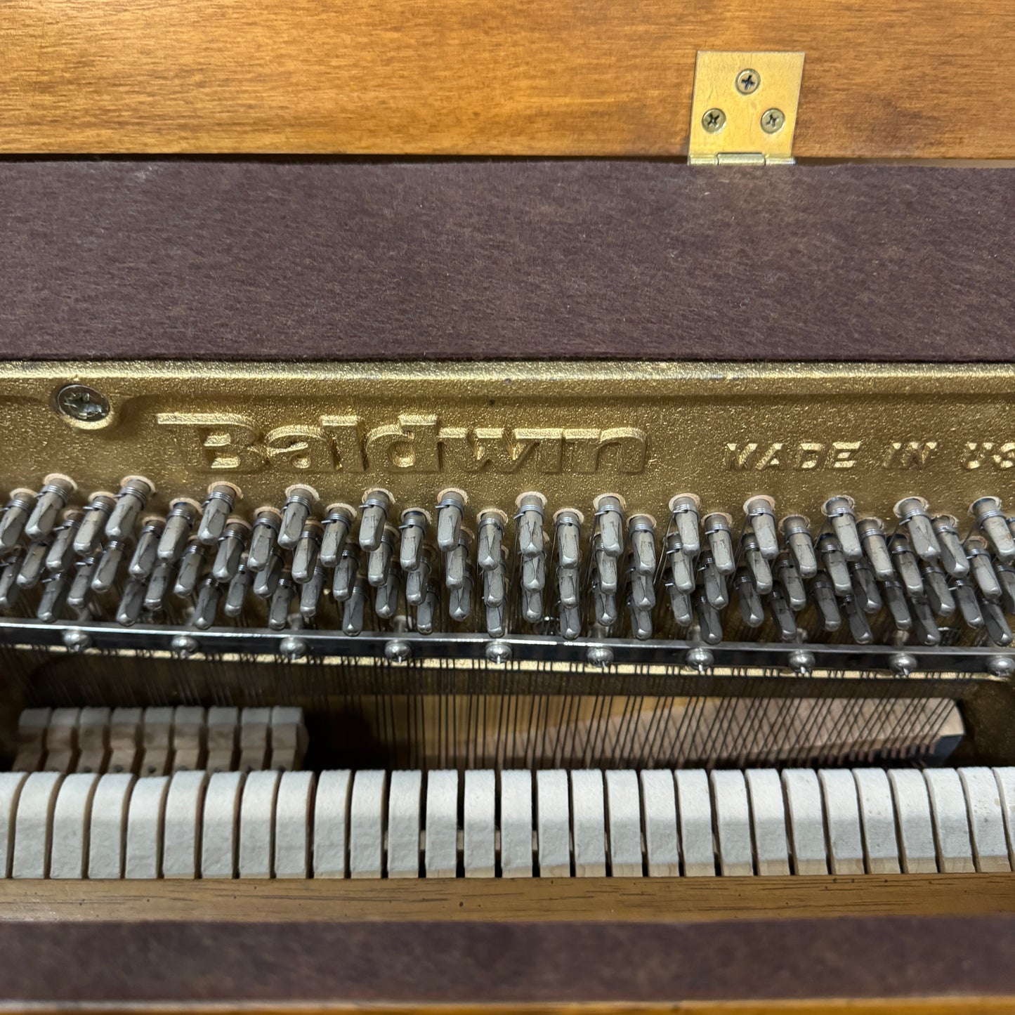 SOLD 1988 Baldwin Wood Finish Commissioned Spinet Piano