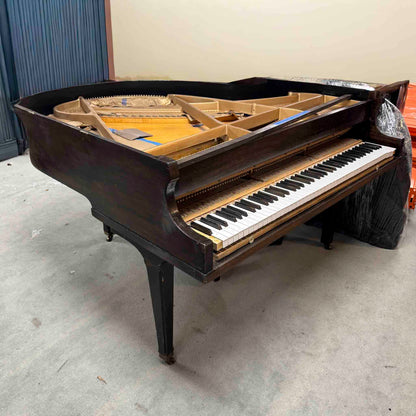 CURRENT SHOP WORK - 1863 Howard 4'8" Wood Finish Commissioned Baby Grand Piano