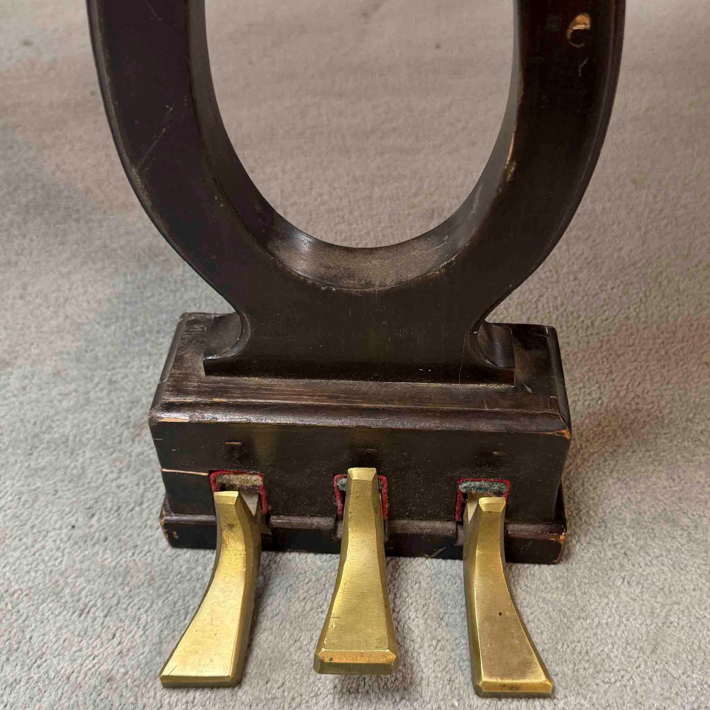 CURRENT SHOP WORK - 1863 Howard 4'8" Wood Finish Commissioned Baby Grand Piano