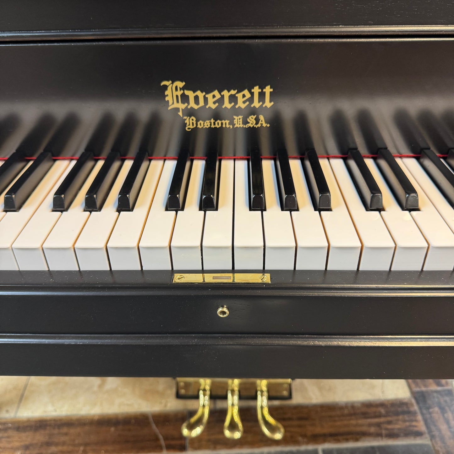 SOLD 1905 Everett Wood Finish Commissioned Baby Grand Piano