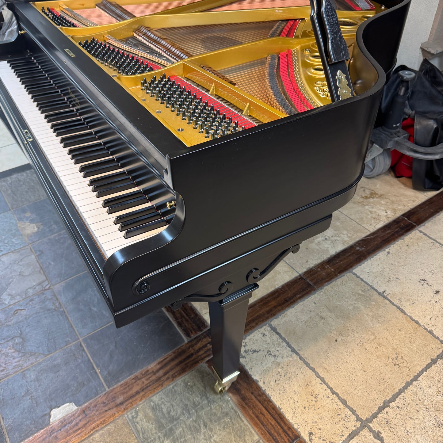 SOLD 1905 Everett Wood Finish Commissioned Baby Grand Piano