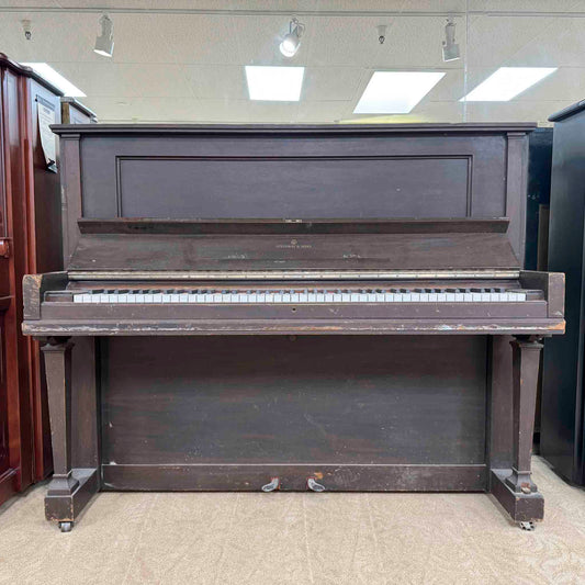 AVAILABLE TO RESTORE: CALL FOR CUSTOM PRICING - 1916 Steinway Wood Finish Upright Piano