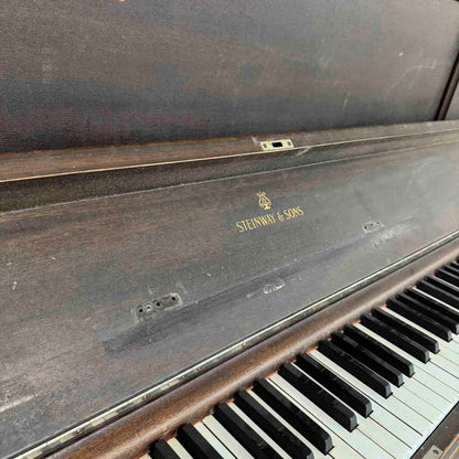 AVAILABLE TO RESTORE: CALL FOR CUSTOM PRICING - 1916 Steinway Wood Finish Upright Piano