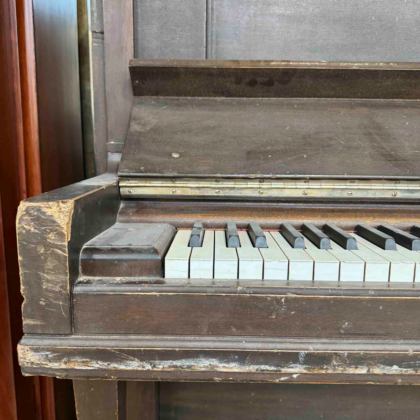 AVAILABLE TO RESTORE: CALL FOR CUSTOM PRICING - 1916 Steinway Wood Finish Upright Piano