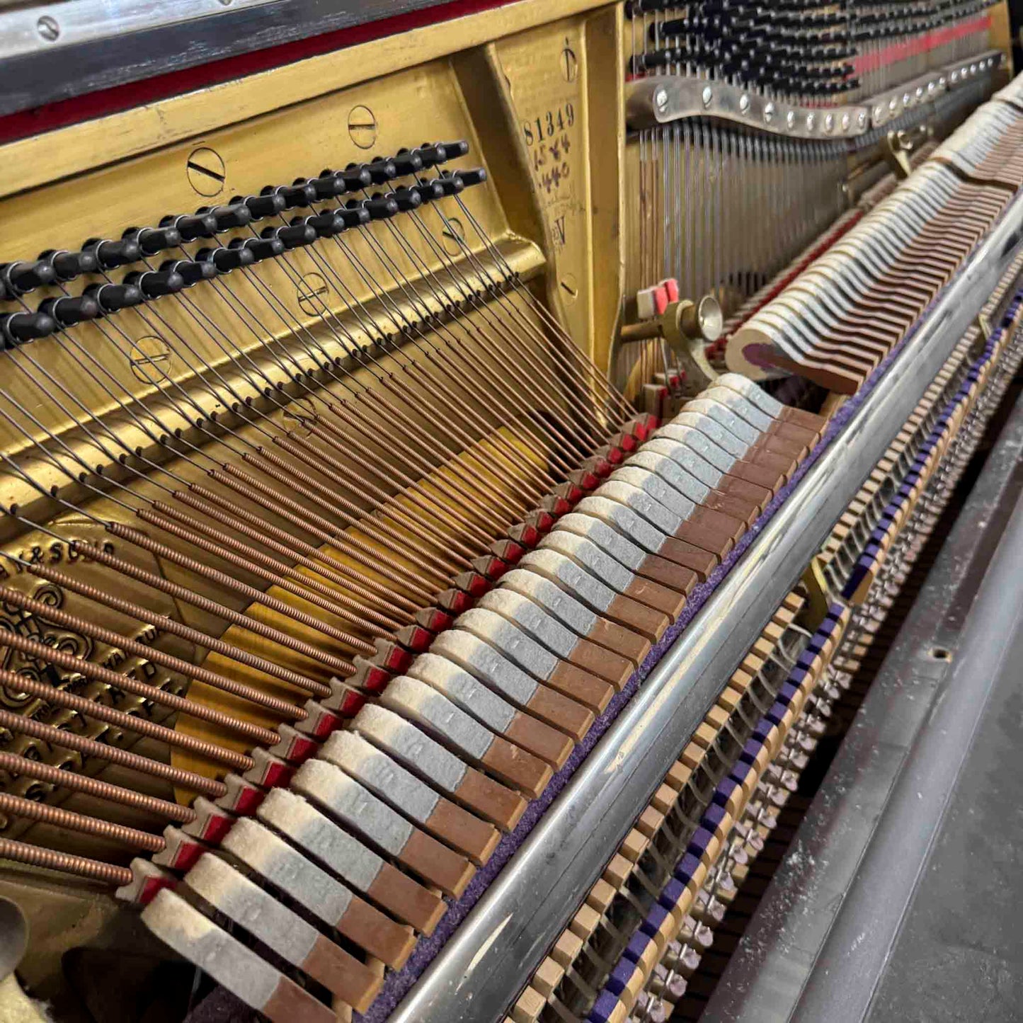 AVAILABLE TO RESTORE: CALL FOR CUSTOM PRICING - 1916 Steinway Wood Finish Upright Piano