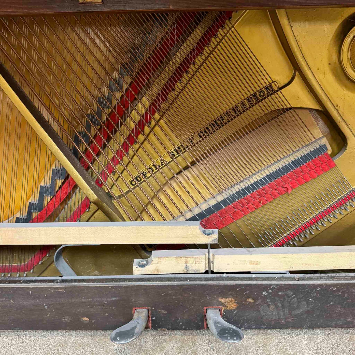 AVAILABLE TO RESTORE: CALL FOR CUSTOM PRICING - 1916 Steinway Wood Finish Upright Piano