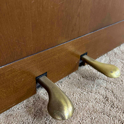 AVAILABLE TO RESTORE: CALL FOR CUSTOM PRICING - 1982 Wurlitzer P-137 37" Walnut Wood Finish Spinet Piano