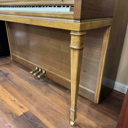CURRENT SHOP WORK - 1966 Wurlitzer Wood Finish Commissioned Console Piano