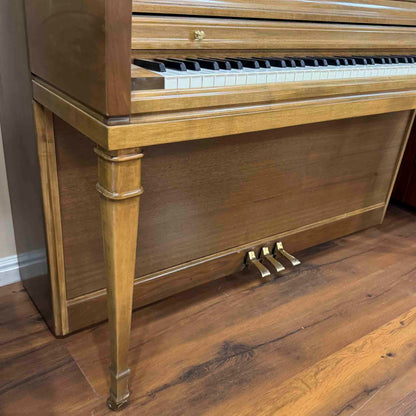 CURRENT SHOP WORK - 1966 Wurlitzer Wood Finish Commissioned Console Piano