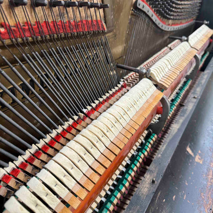 SOLD 1892 Kimball Wood Finish 51" Commissioned Upright Piano