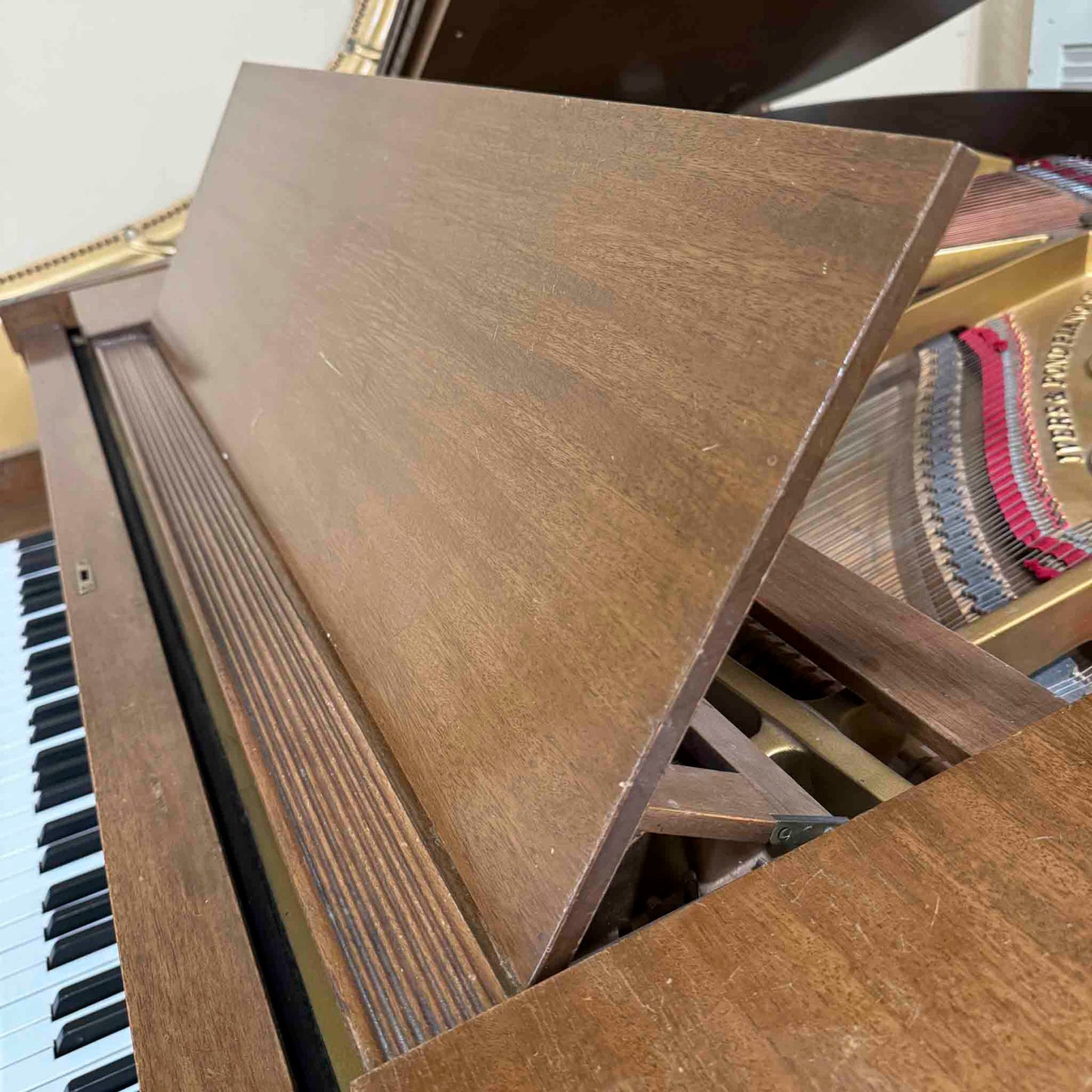 CURRENT SHOP WORK - 1923 Ivers & Pond Style 83 Wood Finish Commisioned 5' Baby Grand Piano