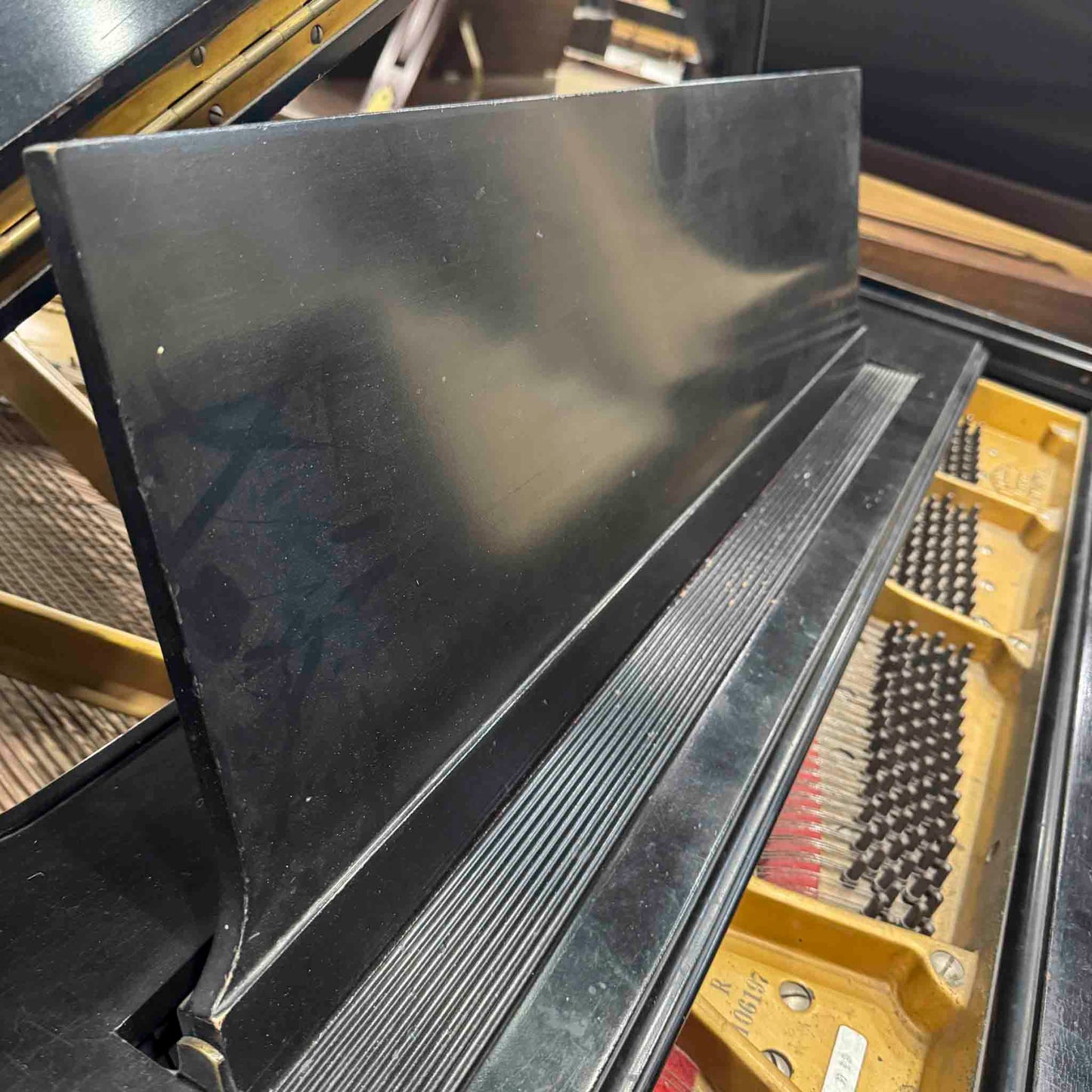CURRENT SHOP WORK - 1948 Baldwin R 5'7" Satin Black Commissioned Grand Piano