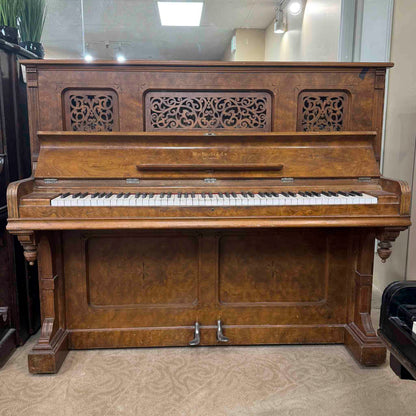 AVAILABLE TO RESTORE: CALL FOR CUSTOM PRICING - 1880 Knabe Wood Finish Upright Piano
