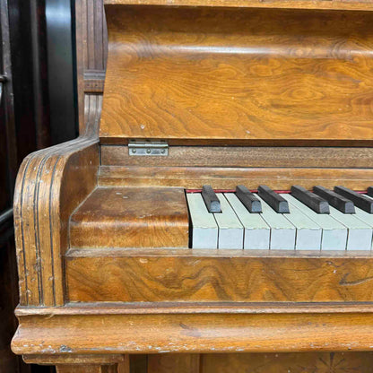 AVAILABLE TO RESTORE: CALL FOR CUSTOM PRICING - 1880 Knabe Wood Finish Upright Piano