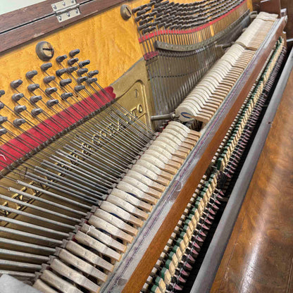 AVAILABLE TO RESTORE: CALL FOR CUSTOM PRICING - 1880 Knabe Wood Finish Upright Piano