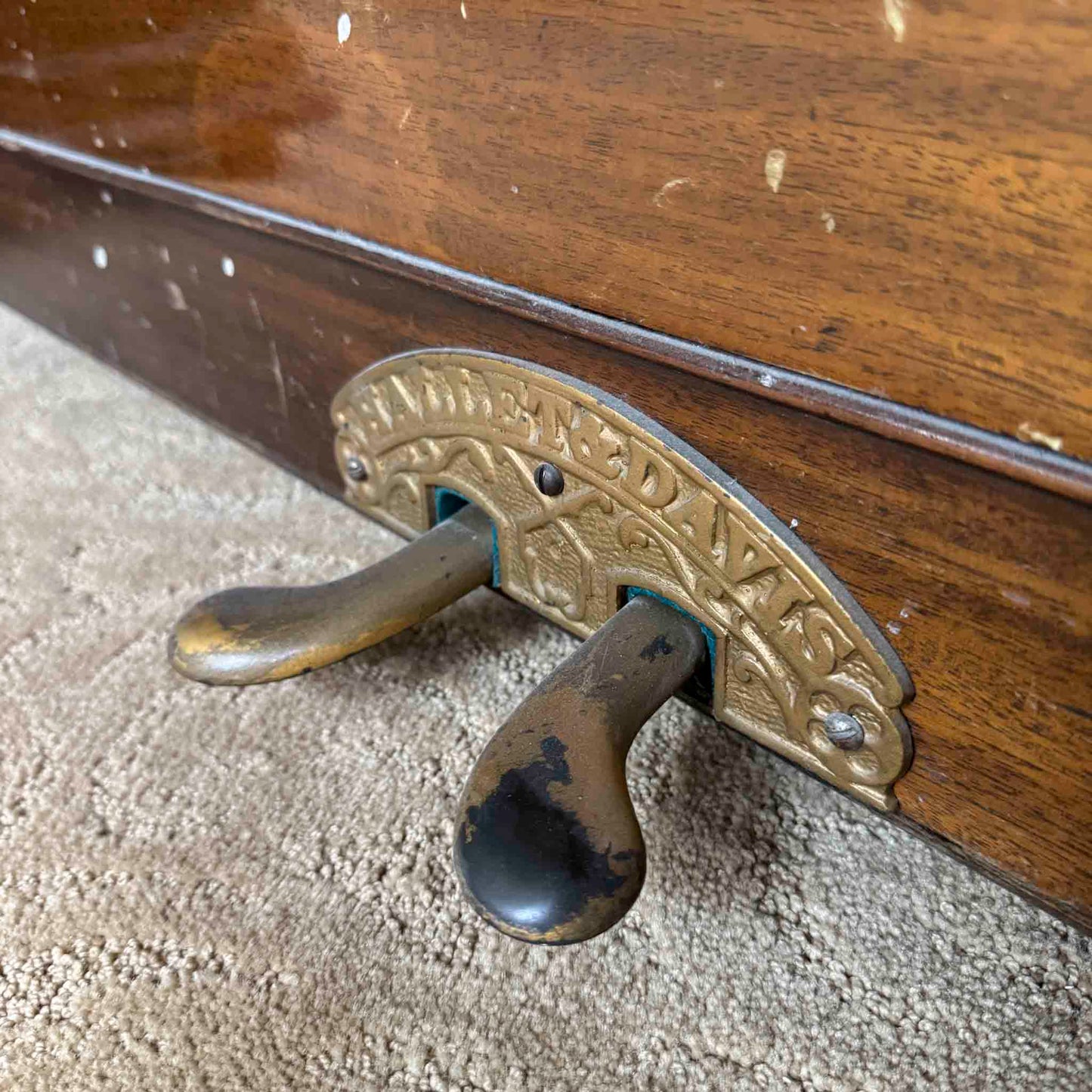 AVAILABLE TO RESTORE: CALL FOR CUSTOM PRICING - Tall Wood Finish Art Case Upright Piano