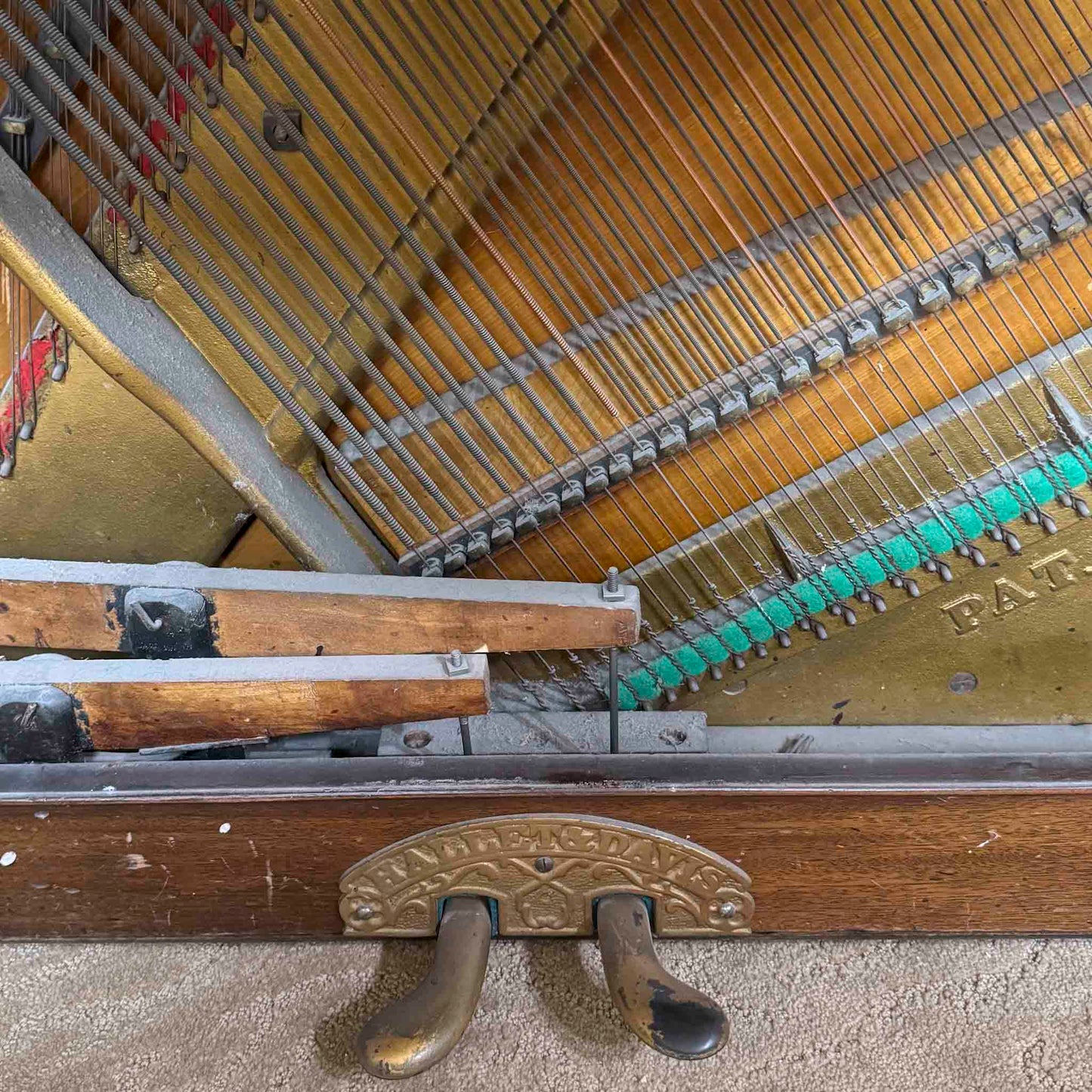AVAILABLE TO RESTORE: CALL FOR CUSTOM PRICING - Tall Wood Finish Art Case Upright Piano