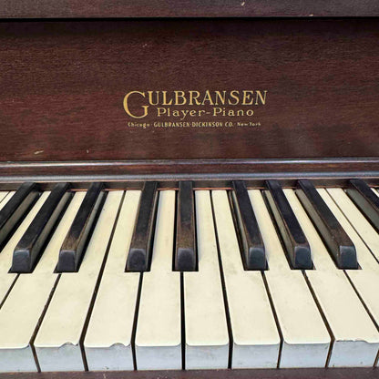 CURRENT SHOP WORK - 1920 Gulbransen 55" Vintage Player Commissioned Upright Piano