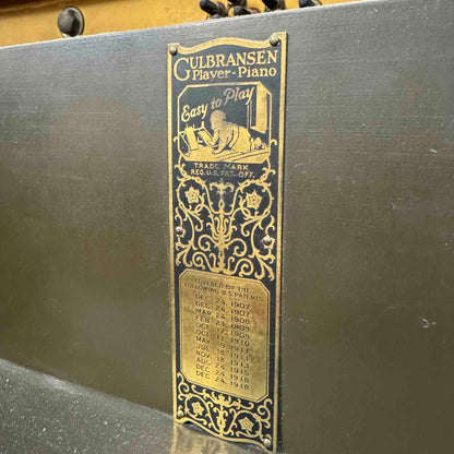 CURRENT SHOP WORK - 1920 Gulbransen 55" Vintage Player Commissioned Upright Piano