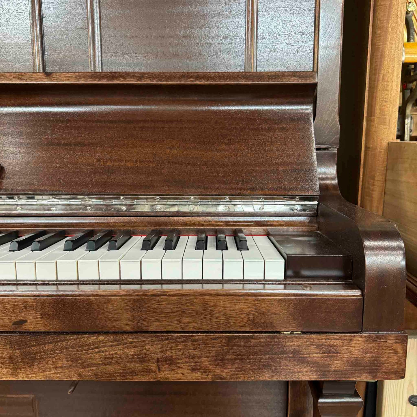 CURRENT SHOP WORK - 1931 Aeolian DuoArt Steck 55" Wood Finish Commissioned Upright Piano