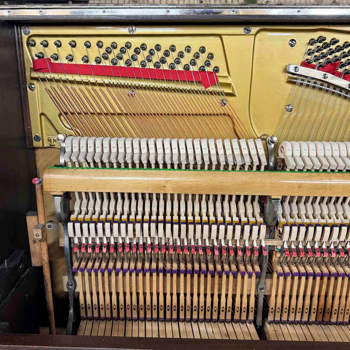 CURRENT SHOP WORK - 1931 Aeolian DuoArt Steck 55" Wood Finish Commissioned Upright Piano