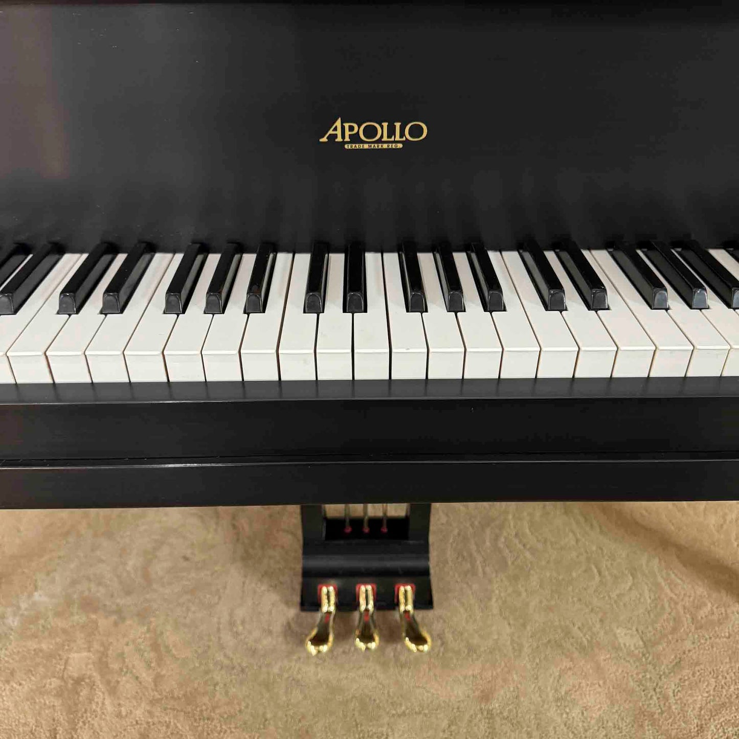 SOLD 1932 Apollo 4'9" Satin Black Baby Grand Piano