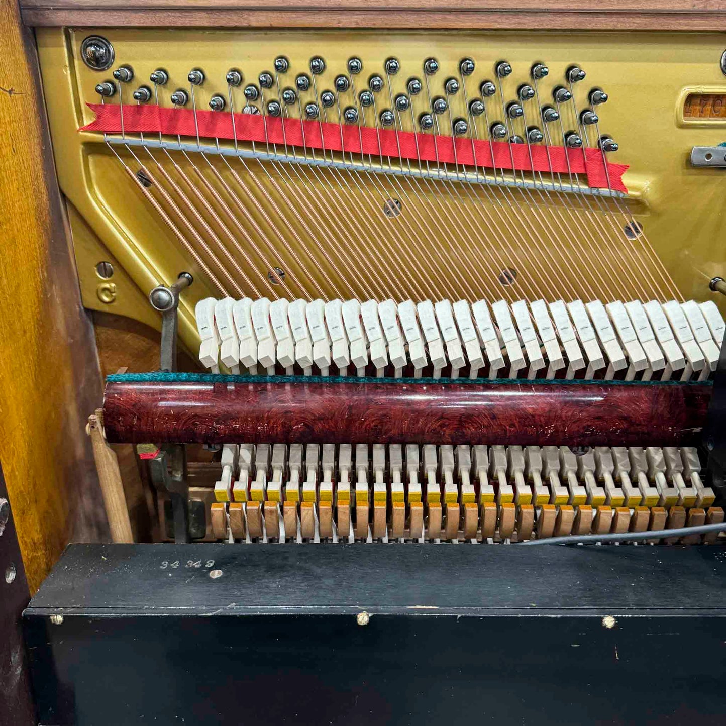 CURRENT SHOP WORK 1922 Gulbransen Wood Finish Commissioned Upright Vintage Player Piano