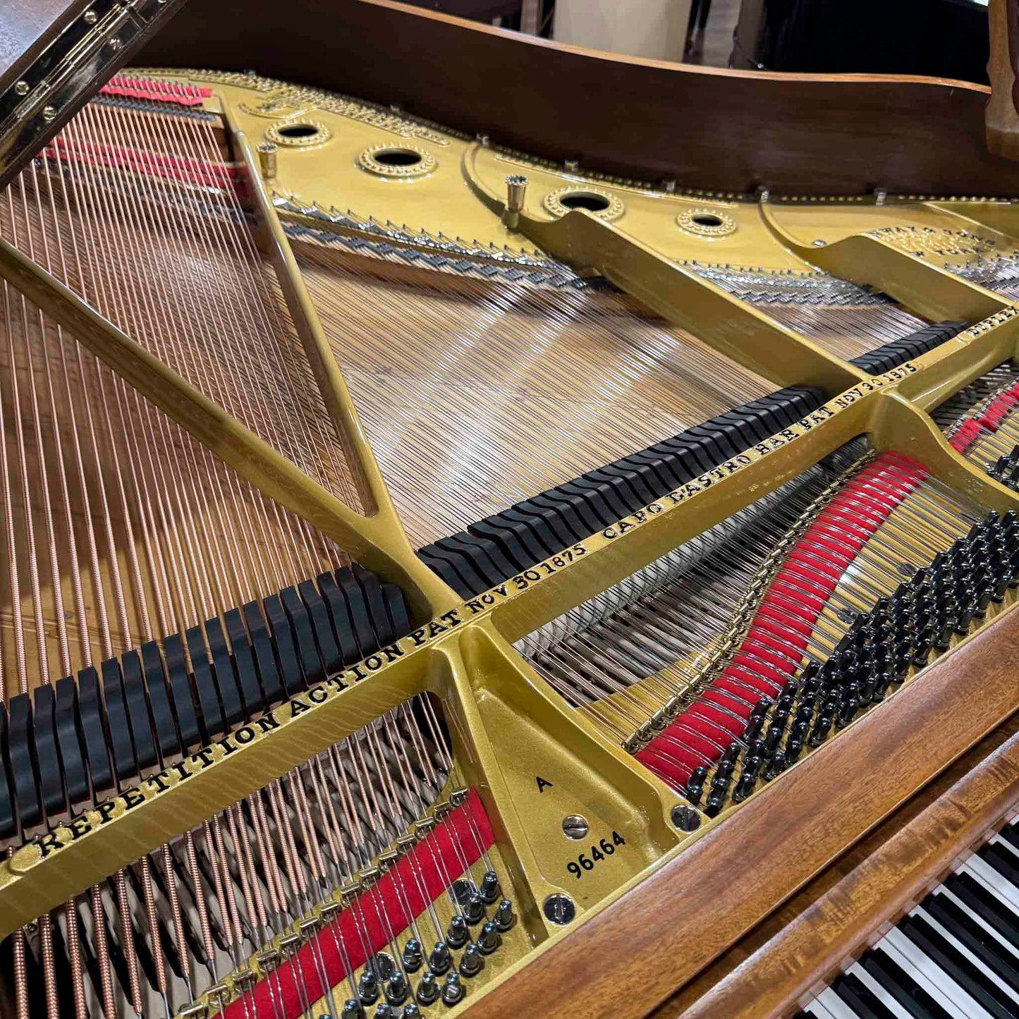 1900 Steinway Model A 6' Art Case Wood Finish Grand Piano with QRS Self Playing System