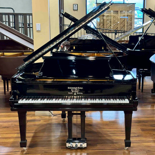 1906 Steinway 5'9" Polished Black Grand Piano - with QRS Self Playing System