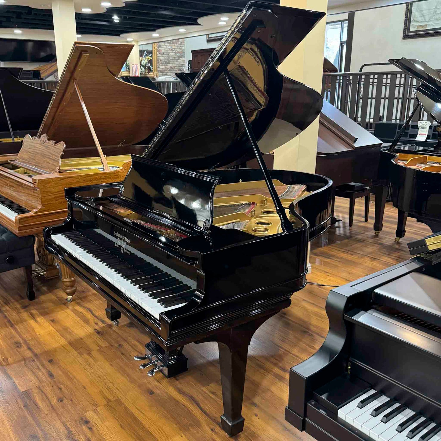 1906 Steinway 5'9" Polished Black Grand Piano